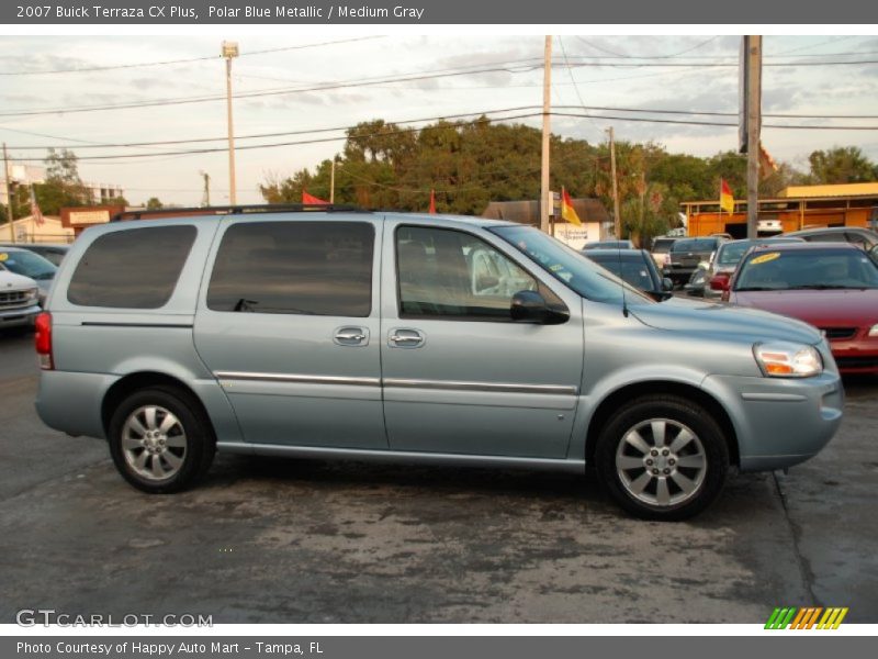 Polar Blue Metallic / Medium Gray 2007 Buick Terraza CX Plus