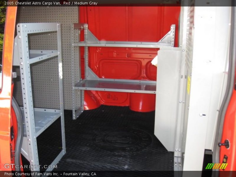 Red / Medium Gray 2005 Chevrolet Astro Cargo Van