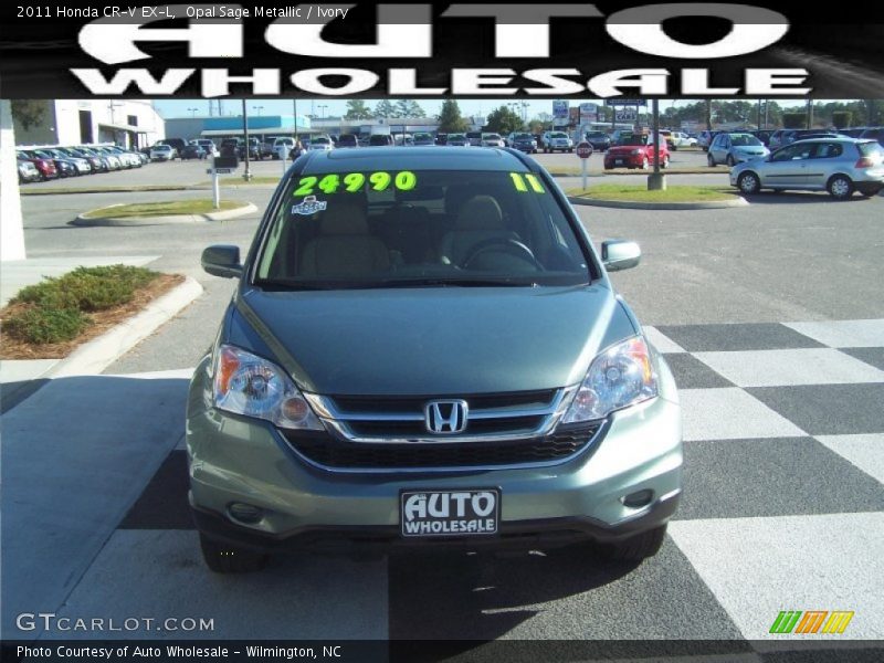 Opal Sage Metallic / Ivory 2011 Honda CR-V EX-L