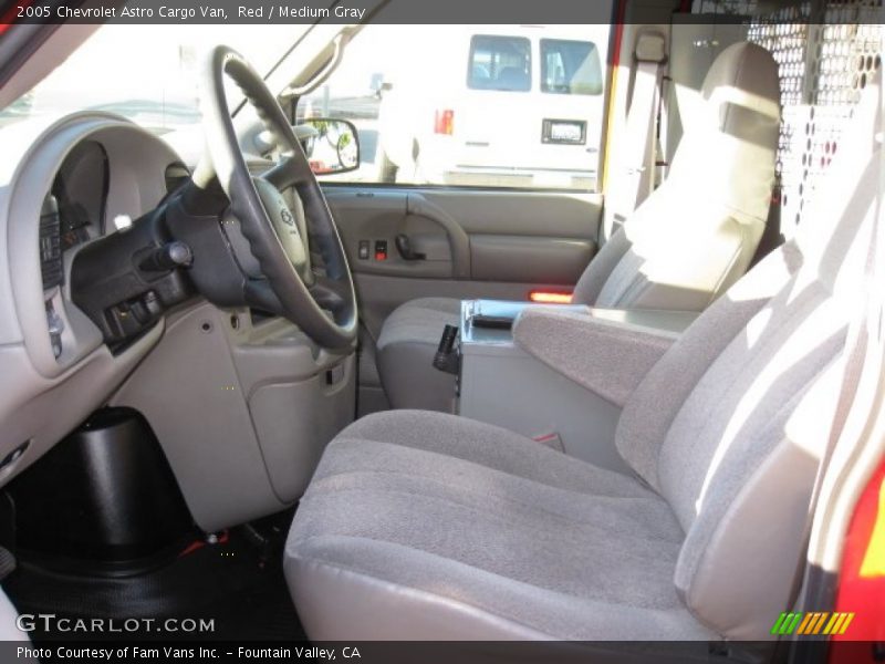 Red / Medium Gray 2005 Chevrolet Astro Cargo Van