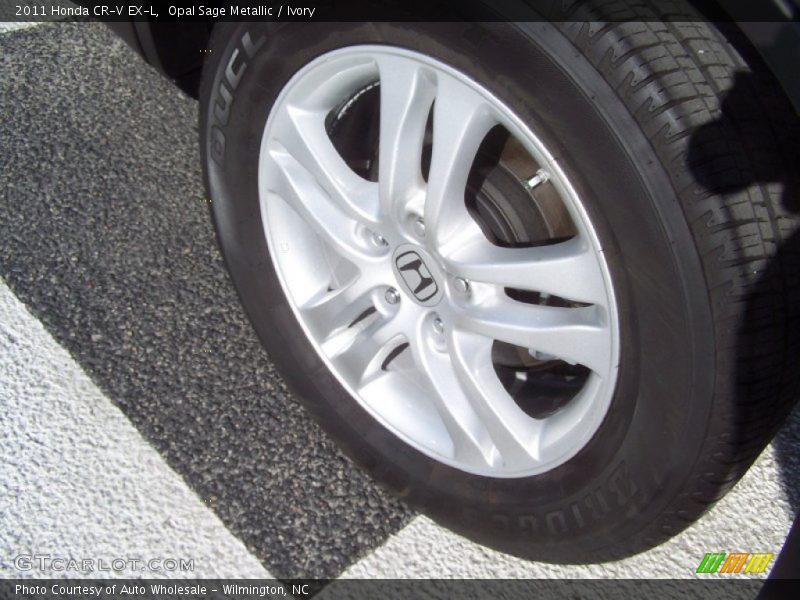 Opal Sage Metallic / Ivory 2011 Honda CR-V EX-L