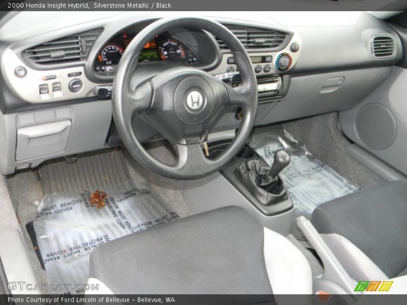  2000 Insight Hybrid Black Interior