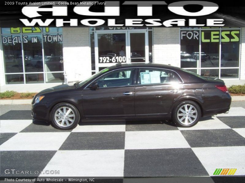 Cocoa Bean Metallic / Ivory 2009 Toyota Avalon Limited