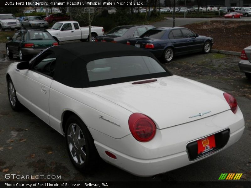 Whisper White / Midnight Black 2002 Ford Thunderbird Premium Roadster