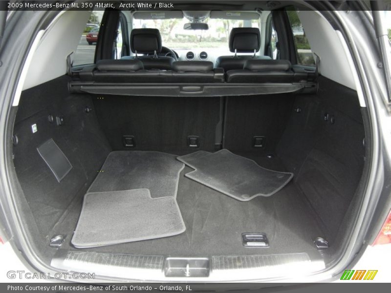Arctic White / Black 2009 Mercedes-Benz ML 350 4Matic