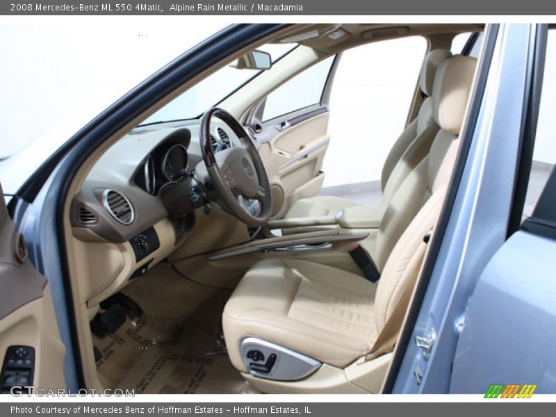 Alpine Rain Metallic / Macadamia 2008 Mercedes-Benz ML 550 4Matic