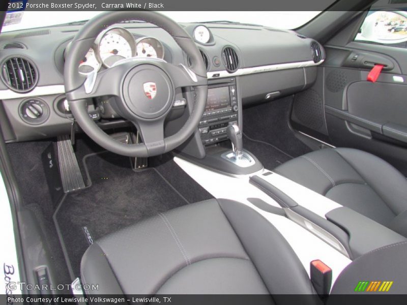Dashboard of 2012 Boxster Spyder