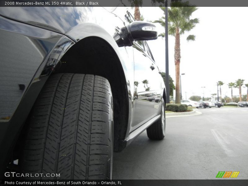 Black / Black 2008 Mercedes-Benz ML 350 4Matic
