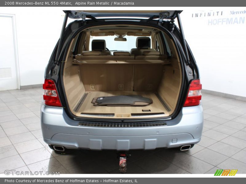 Alpine Rain Metallic / Macadamia 2008 Mercedes-Benz ML 550 4Matic