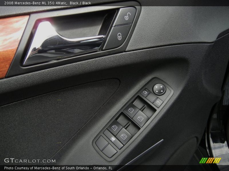 Black / Black 2008 Mercedes-Benz ML 350 4Matic