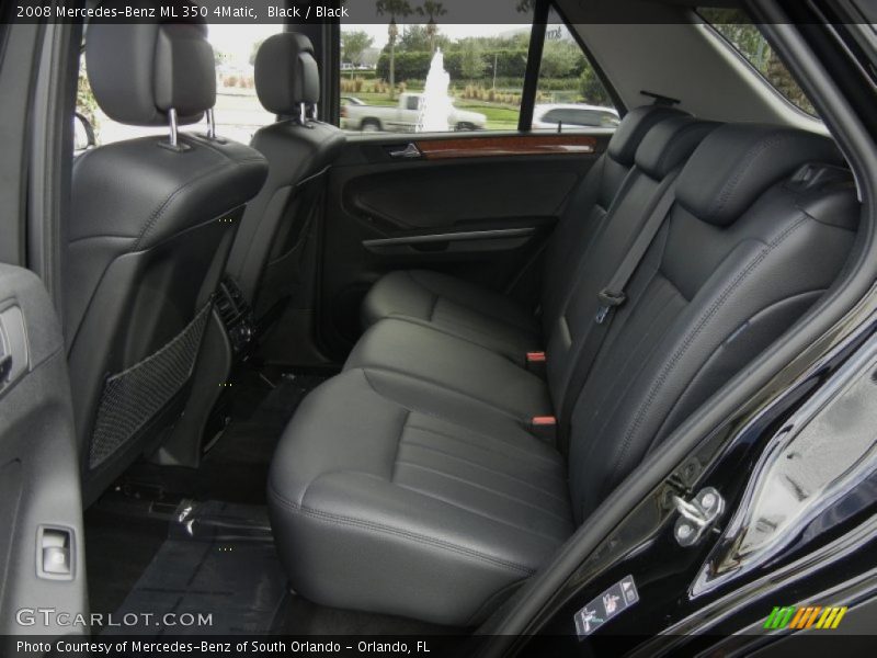 Black / Black 2008 Mercedes-Benz ML 350 4Matic