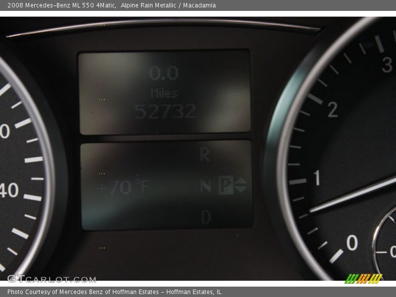 Alpine Rain Metallic / Macadamia 2008 Mercedes-Benz ML 550 4Matic