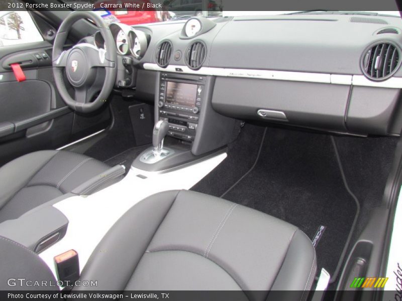 Dashboard of 2012 Boxster Spyder