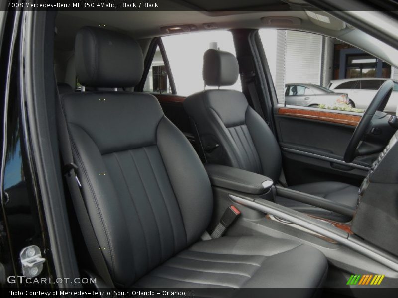 Black / Black 2008 Mercedes-Benz ML 350 4Matic