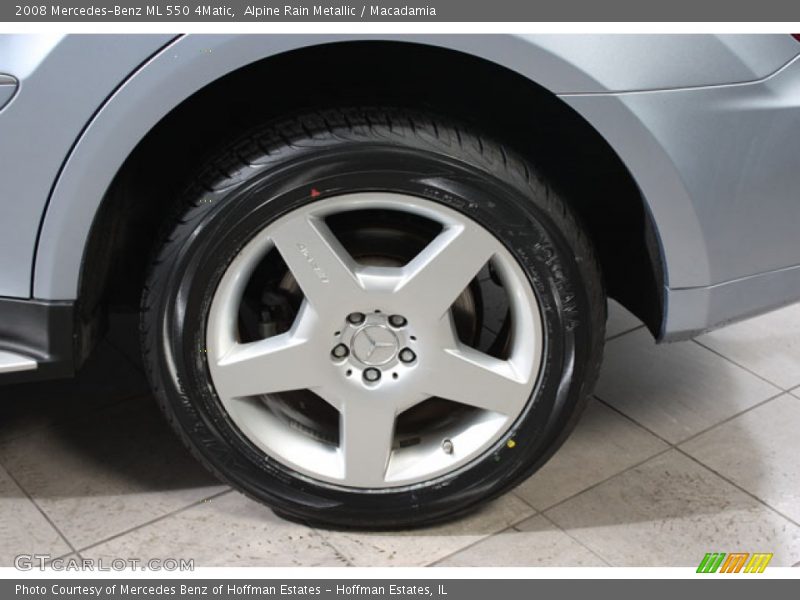 Alpine Rain Metallic / Macadamia 2008 Mercedes-Benz ML 550 4Matic