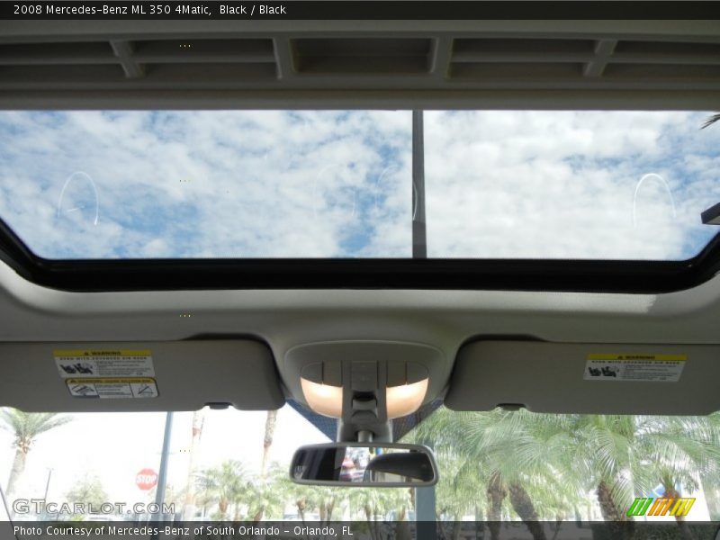 Black / Black 2008 Mercedes-Benz ML 350 4Matic