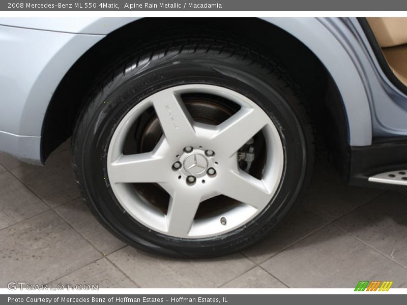 Alpine Rain Metallic / Macadamia 2008 Mercedes-Benz ML 550 4Matic