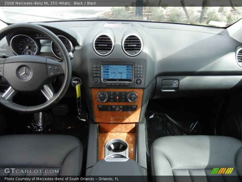 Black / Black 2008 Mercedes-Benz ML 350 4Matic