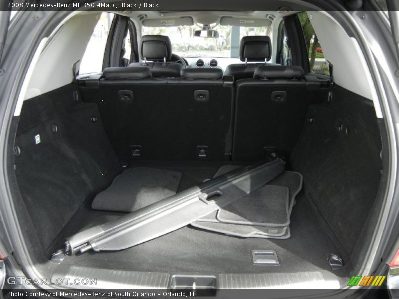 Black / Black 2008 Mercedes-Benz ML 350 4Matic