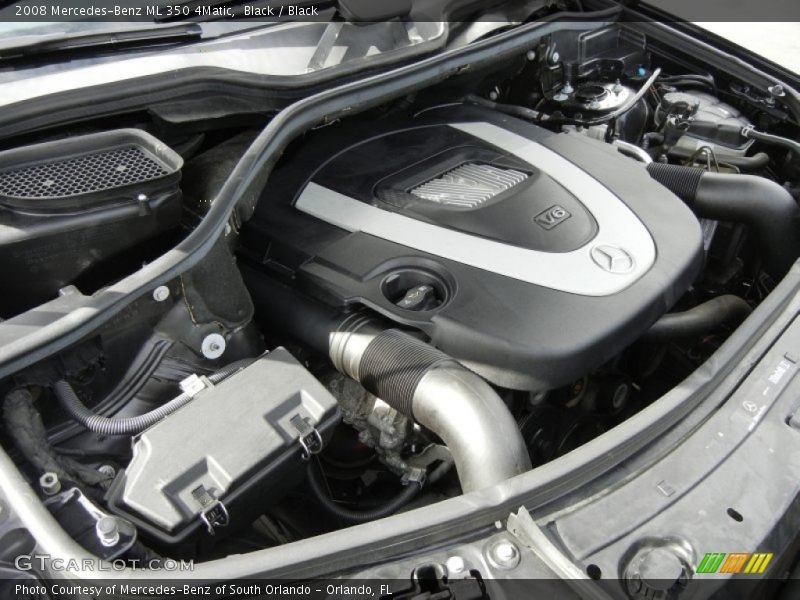 Black / Black 2008 Mercedes-Benz ML 350 4Matic