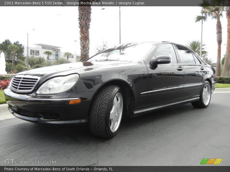 designo Mocha Black Metallic / designo Cognac 2001 Mercedes-Benz S 500 Sedan