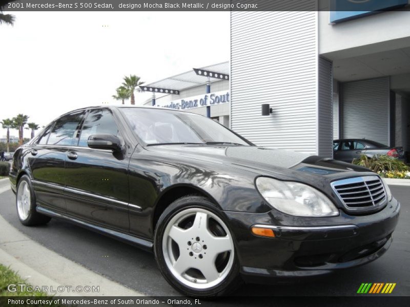 designo Mocha Black Metallic / designo Cognac 2001 Mercedes-Benz S 500 Sedan