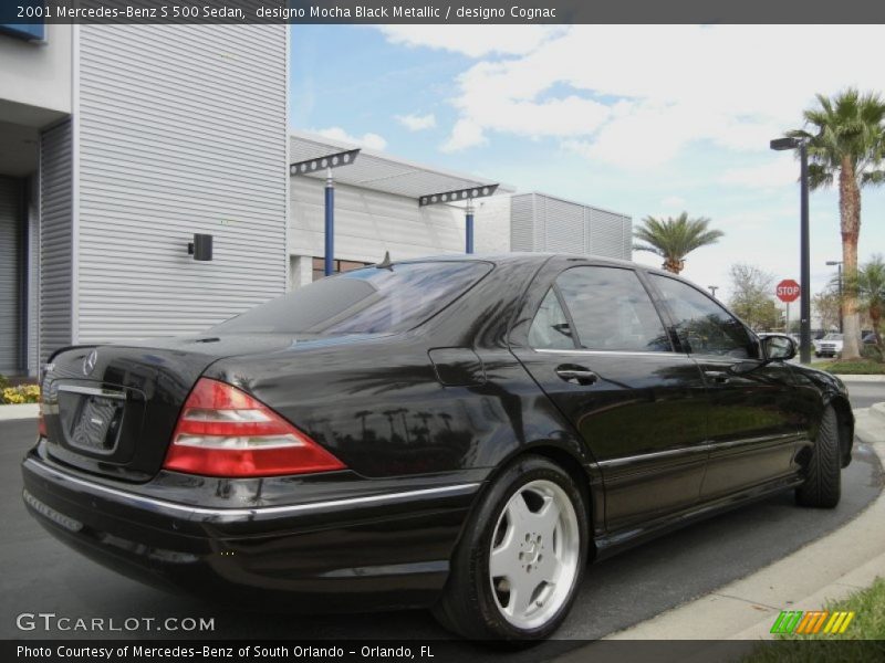 designo Mocha Black Metallic / designo Cognac 2001 Mercedes-Benz S 500 Sedan