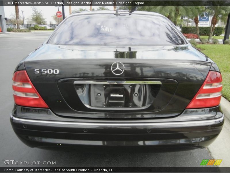 designo Mocha Black Metallic / designo Cognac 2001 Mercedes-Benz S 500 Sedan