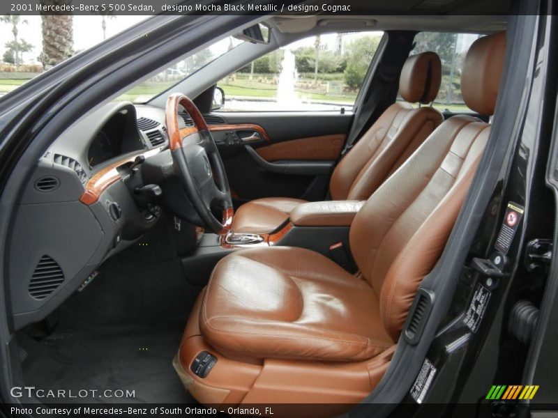  2001 S 500 Sedan designo Cognac Interior