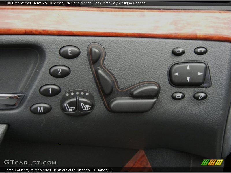 Controls of 2001 S 500 Sedan
