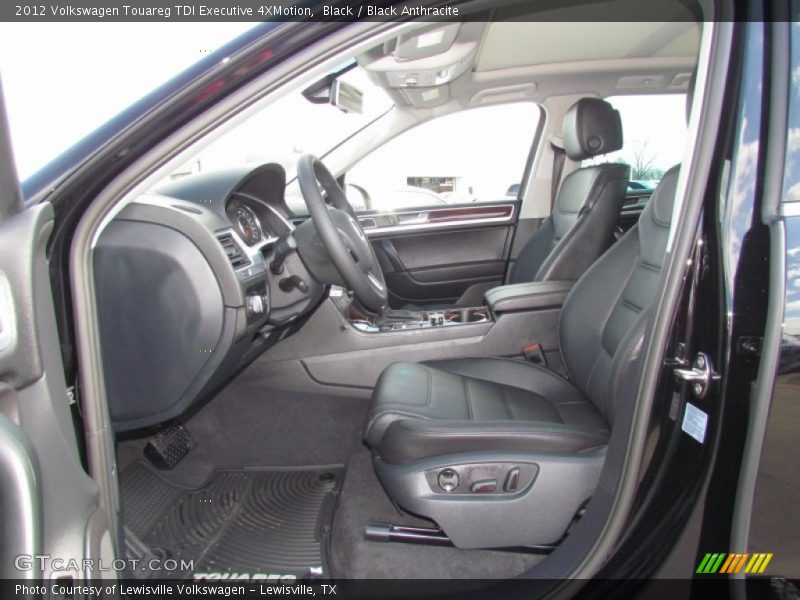  2012 Touareg TDI Executive 4XMotion Black Anthracite Interior