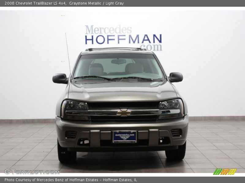 Graystone Metallic / Light Gray 2008 Chevrolet TrailBlazer LS 4x4