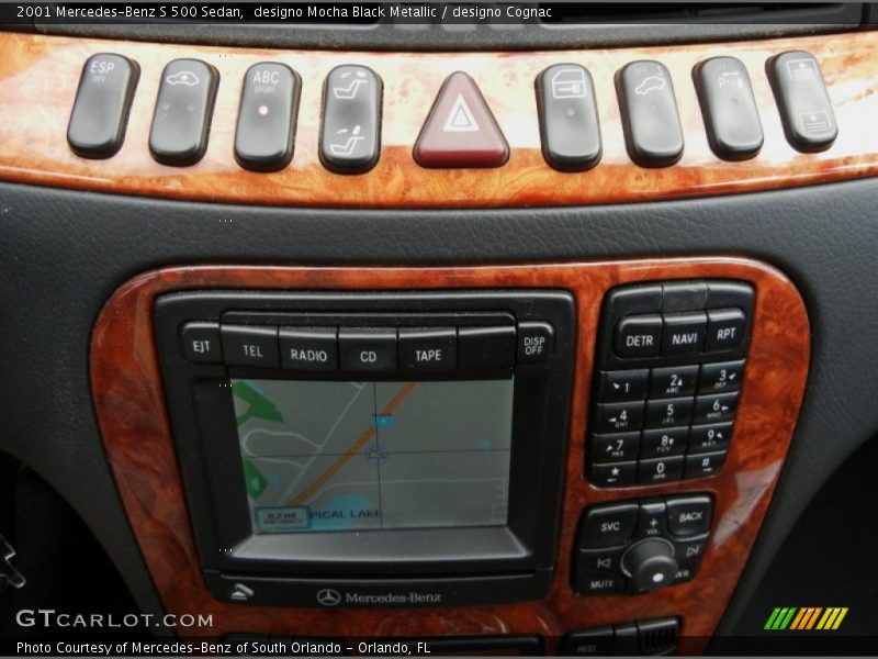 Controls of 2001 S 500 Sedan