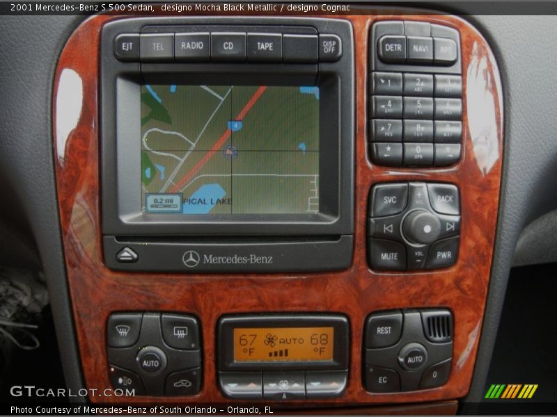 Navigation of 2001 S 500 Sedan