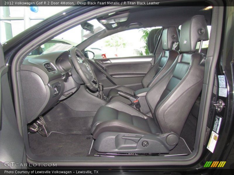  2012 Golf R 2 Door 4Motion R Titan Black Leather Interior