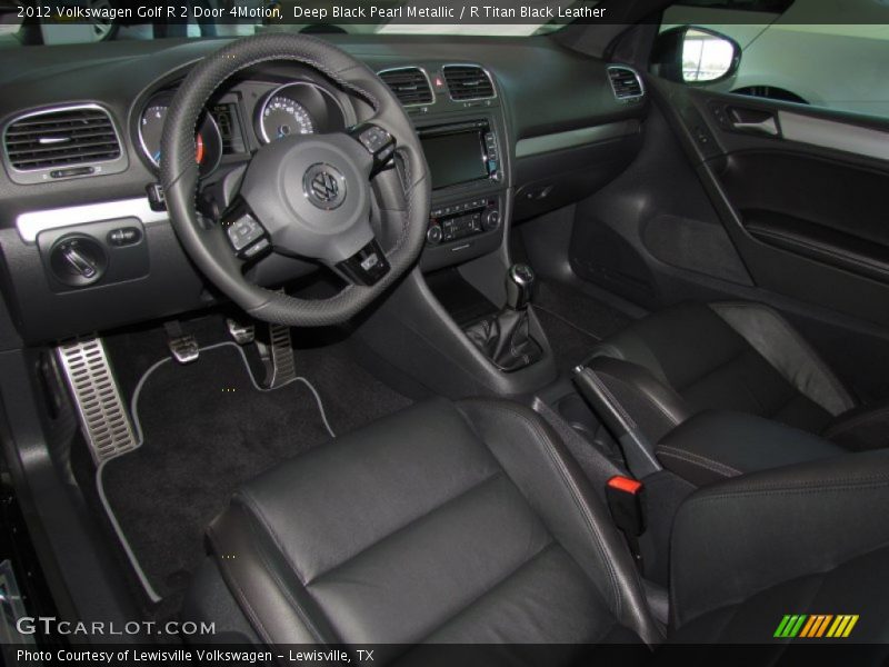  2012 Golf R 2 Door 4Motion R Titan Black Leather Interior
