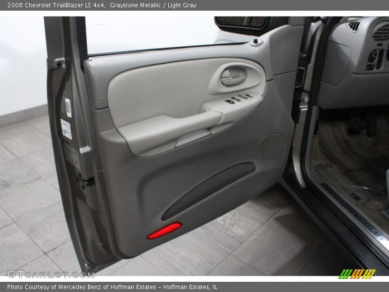 Graystone Metallic / Light Gray 2008 Chevrolet TrailBlazer LS 4x4