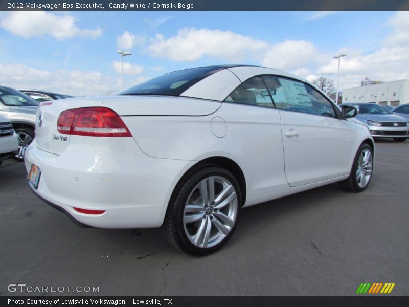 Candy White / Cornsilk Beige 2012 Volkswagen Eos Executive