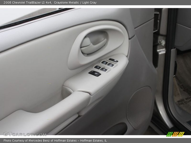 Graystone Metallic / Light Gray 2008 Chevrolet TrailBlazer LS 4x4