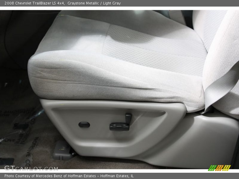 Graystone Metallic / Light Gray 2008 Chevrolet TrailBlazer LS 4x4