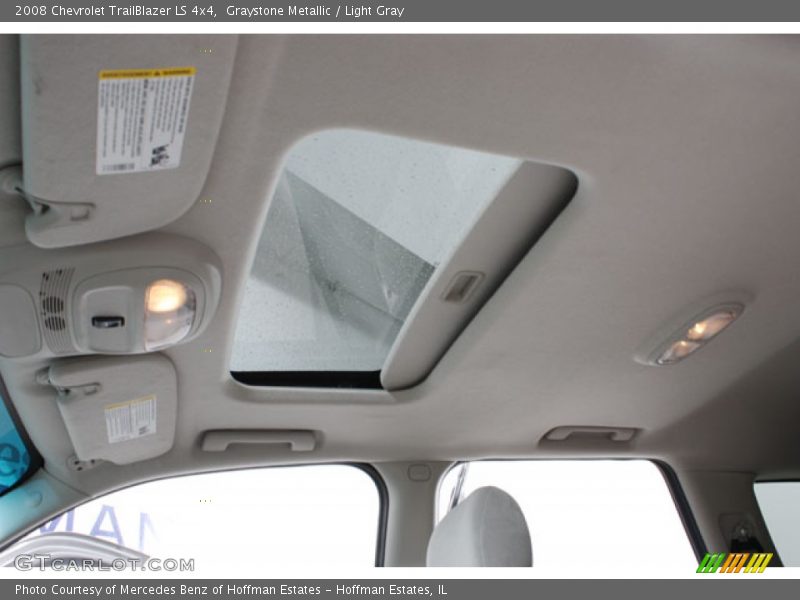 Graystone Metallic / Light Gray 2008 Chevrolet TrailBlazer LS 4x4