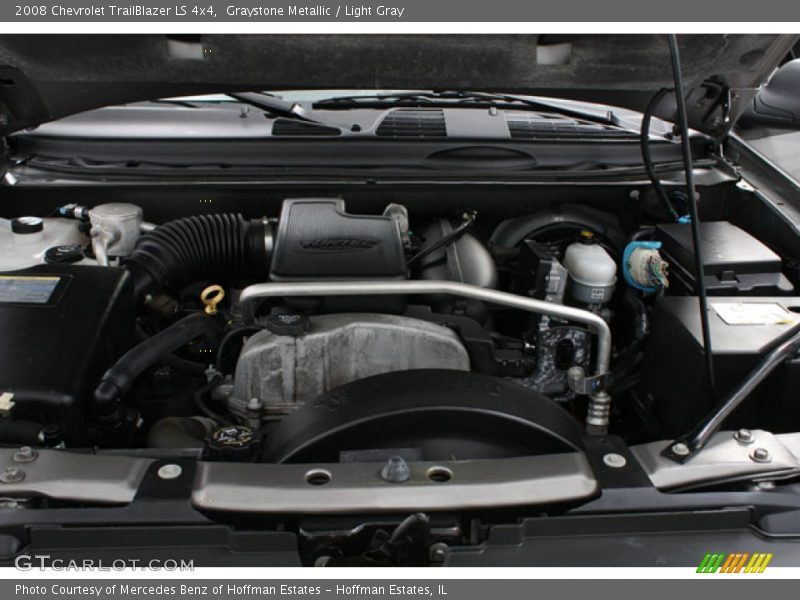 Graystone Metallic / Light Gray 2008 Chevrolet TrailBlazer LS 4x4