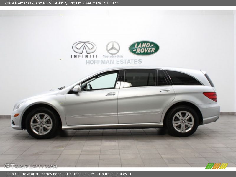 Iridium Silver Metallic / Black 2009 Mercedes-Benz R 350 4Matic