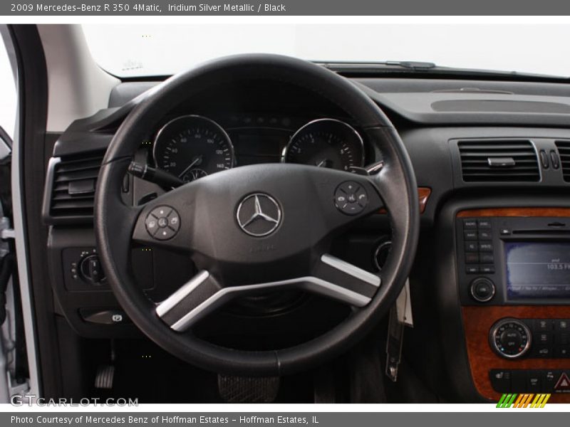 Iridium Silver Metallic / Black 2009 Mercedes-Benz R 350 4Matic