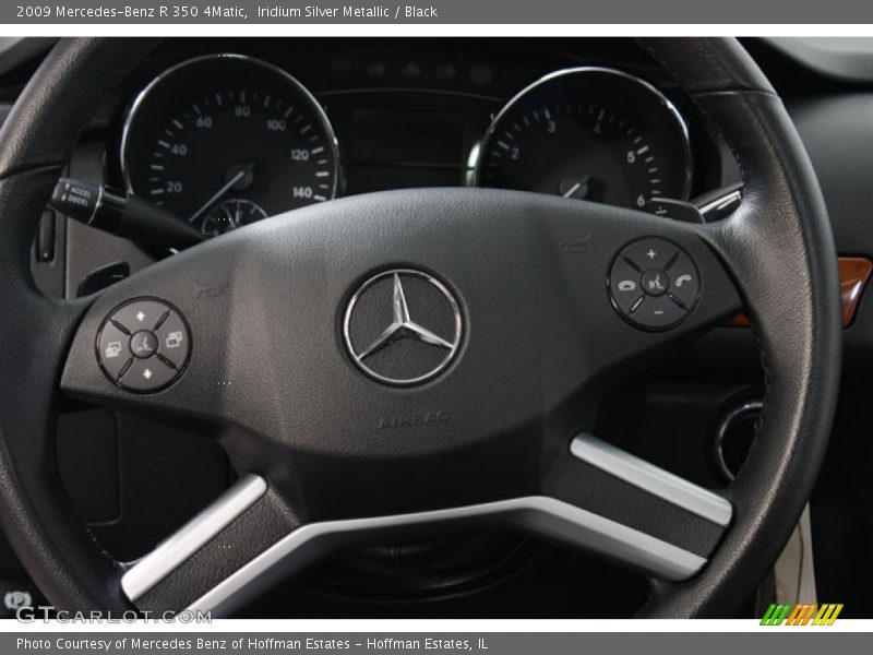Iridium Silver Metallic / Black 2009 Mercedes-Benz R 350 4Matic