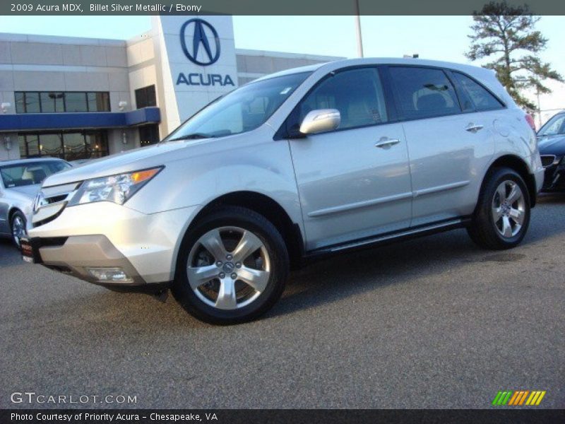 Billet Silver Metallic / Ebony 2009 Acura MDX