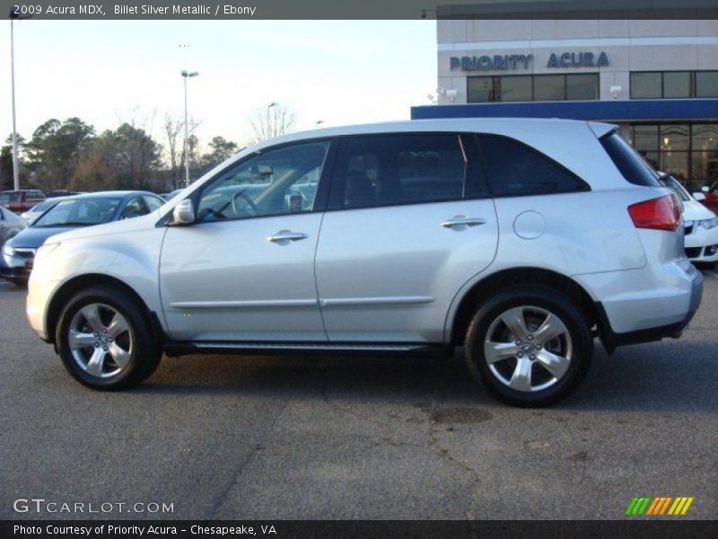 Billet Silver Metallic / Ebony 2009 Acura MDX