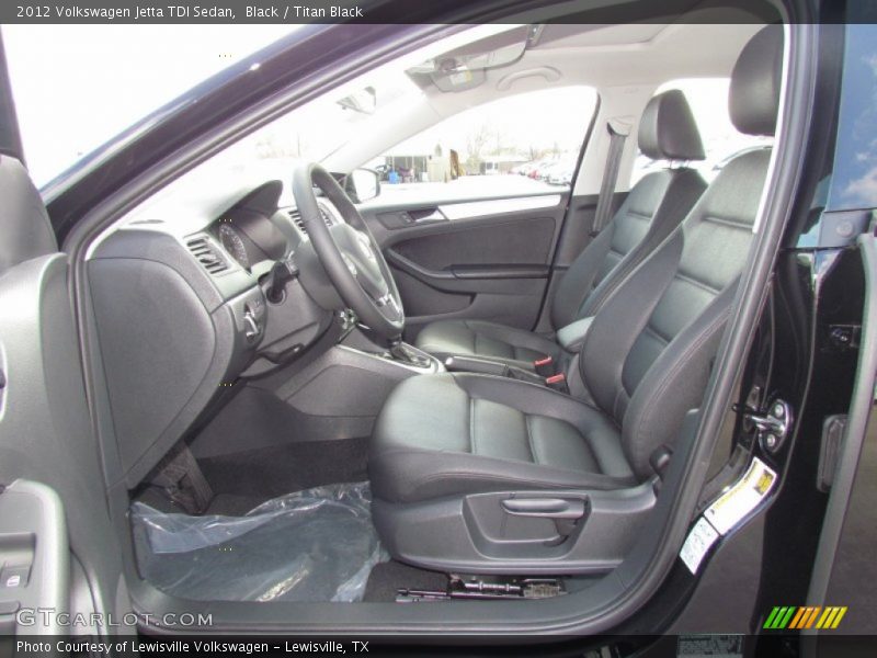 Black / Titan Black 2012 Volkswagen Jetta TDI Sedan