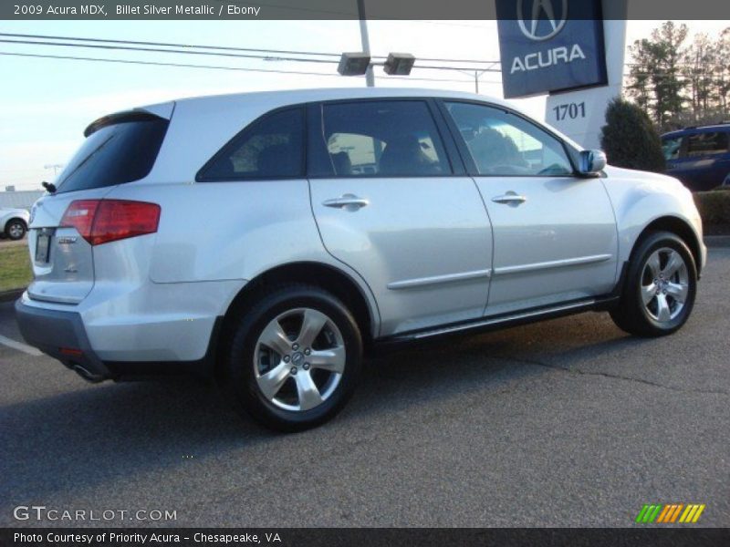 Billet Silver Metallic / Ebony 2009 Acura MDX