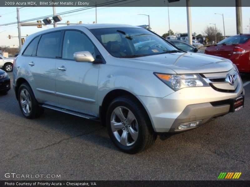 Billet Silver Metallic / Ebony 2009 Acura MDX